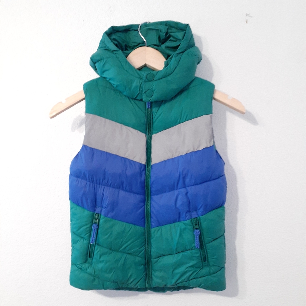 BODEN BOYS PUFFER VEST SZ 6/7